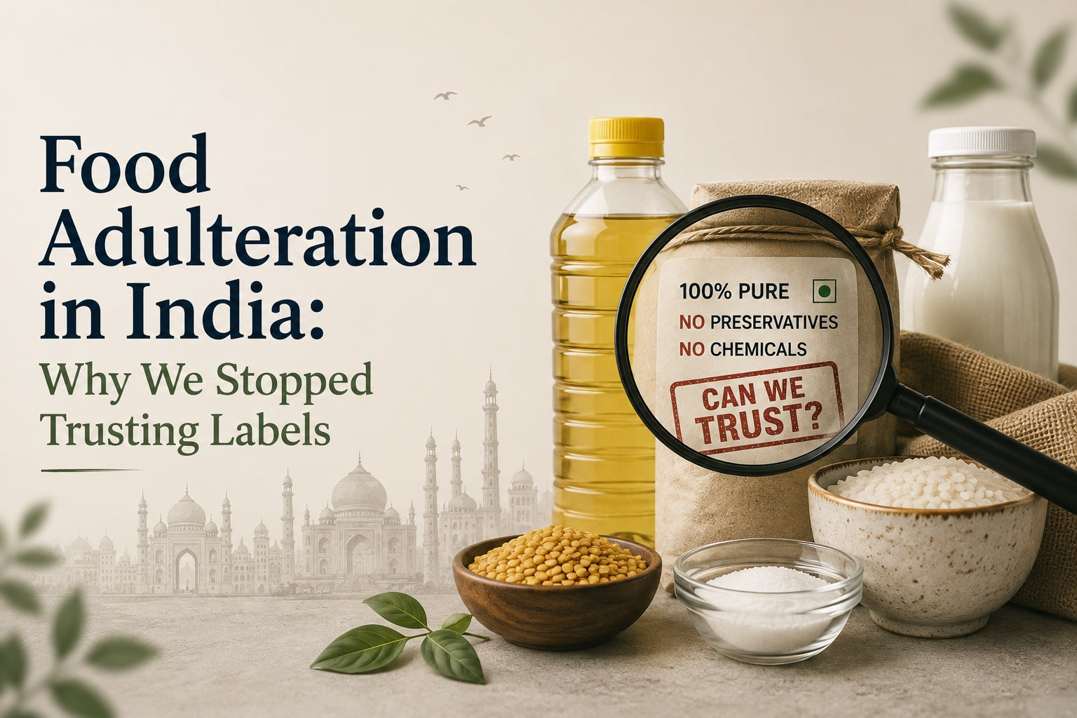 Food Adulteration in India: Why We Stopped Trusting Labels